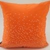 Happy Dots – Ethical Cushion Cover – Orange – 45x45cm
