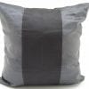 Precious Silk Cushion Cover - Charcoal / Black - 45x45cm