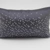 Happy Dots – Ethical Cushion Cover – Charcoal – 45x27cm