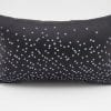 Happy Dots – Ethical Cushion Cover – Black – 45x27cm