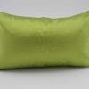 Precious Silk Cushion Cover - Anis / Bronze - 45x27cm - verso