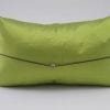 Precious Silk Cushion Cover - Anis / Bronze - 45x27cm - verso
