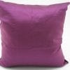 Precious Silk Cushion Cover - Aubergine / Orange - 45x45cm - verso
