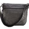 Scratch-net – Eco-friendly Shoulder bag – Large - Charcoal - verso