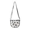 Epic – Eco-friendly leather crossbody bag – White