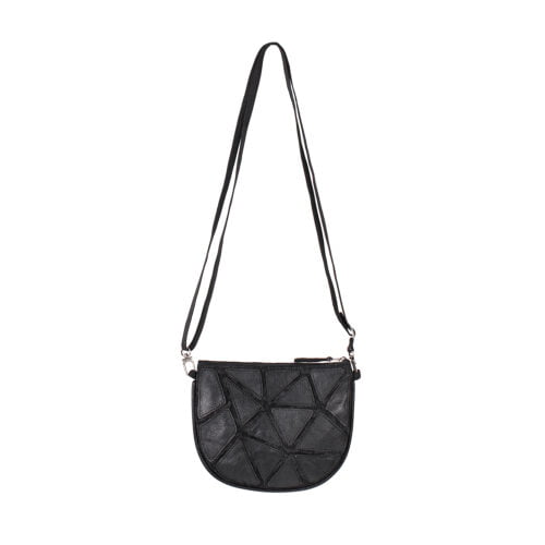 Epic – Eco-friendly Leather Crossbody Bag – Black
