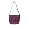 Square - Ethical Crossbody bag - Burgundy