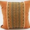Hol Lboeuk Ikat Cushion Cover – Orange – 45x45cm