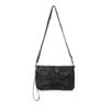 Sophea - Eco-friendly leather strap wallet - Black - strap