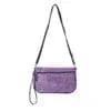 Sophea - Ethical strap wallet - Lilac - verso