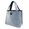 Shopper – All-purpose ethical bag - Blue dots - side