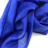 Sorbet Collection - Fair trade silk scarf - Blueberry - detail