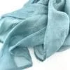 Sorbet Collection - Fair trade silk scarf - Mint green - detail