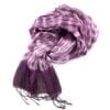 Organza Scarf – Faded effect in the center - Purple