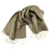 Vichy Scarf – Silk – Bronze