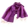 Vichy Scarf – Silk – Violet