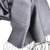Lboeuk Scarf – Charcoal - detail