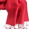 Foulard Classique Rouge - détail