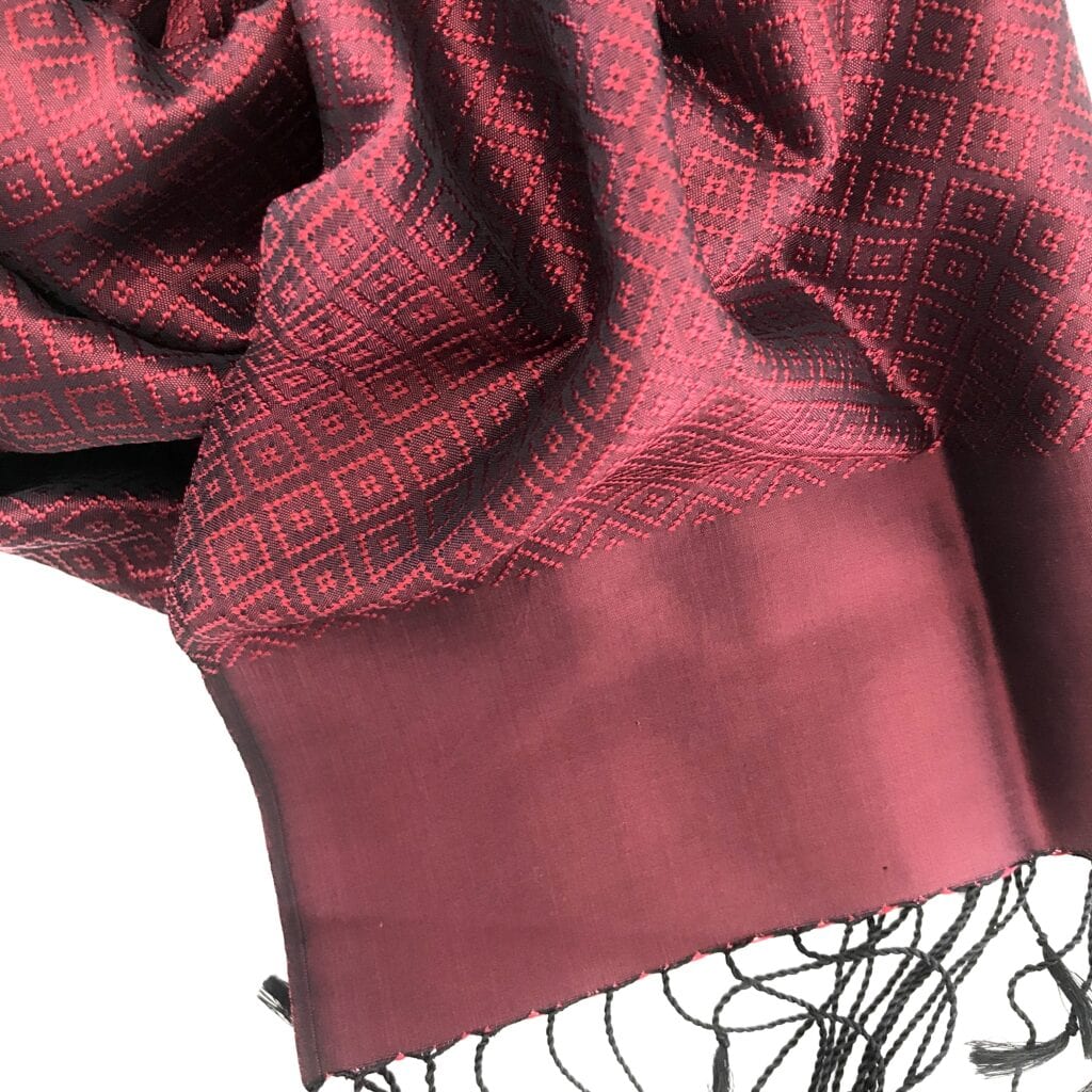 Raw Silk Scarf Ethic & chic