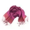 Foulard Soie Élégant Petit – Fuchsia / Rouge