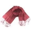 Foulard Soie Élégant Petit – Rouge