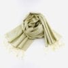 Elegant – Silk Shawl – Ivory