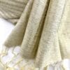 Elegant – Silk Shawl – Ivory - detail