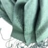 Elegant – Silk Shawl – Aqua green -detail