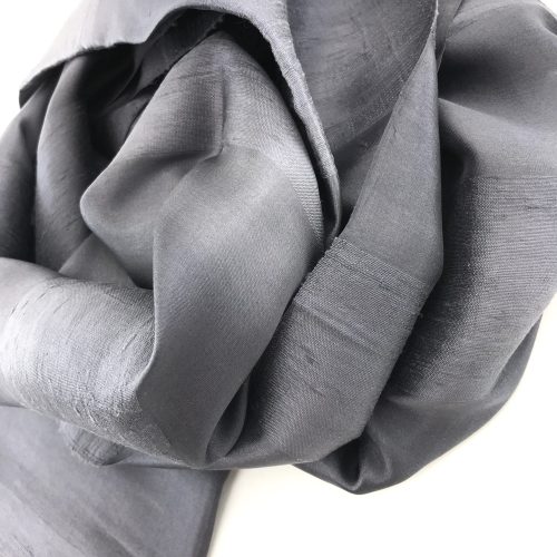 Evening Scarf – Charcoal - Detail
