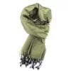 Le VIP – Foulard de soie – Thé vert