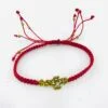 Le Bracelet Espoir - laiton recyclé - rouge