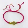 Le Bracelet Espoir - laiton recyclé - fuchsia