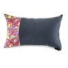 Jungle Chic – Silk Cushion Cover – Charcoal – 45x27cm