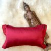Organza Cushion Cover - Red - staging