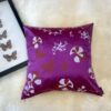 Water Lily Cushion Cover – 2 in 1 – Red / Violet – 45x45cm - staging